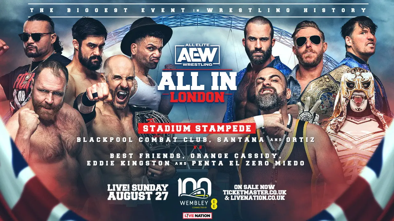 Кадр з фільму «AEW All In London 2023»
