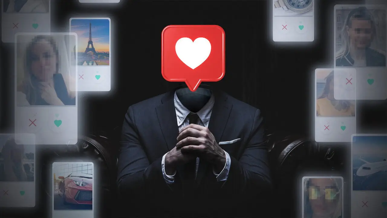 Кадр з фільму «Аферист із Tinder»