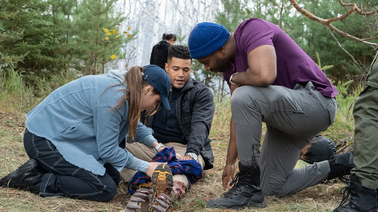 «Повітряні медики» — кадр з 5 серії 1 сезону