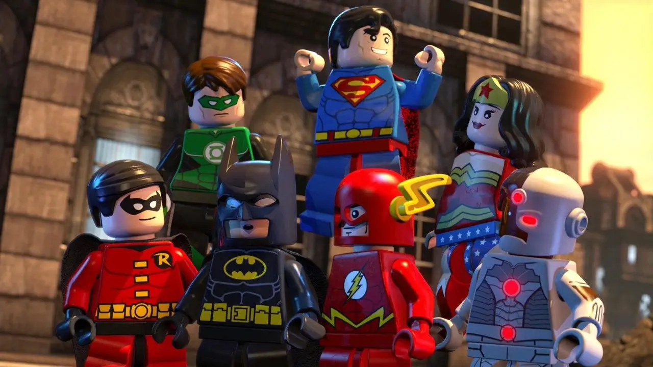 Кадр з фільму «LEGO. Бетмен: Супергерої DC об'єднуються»