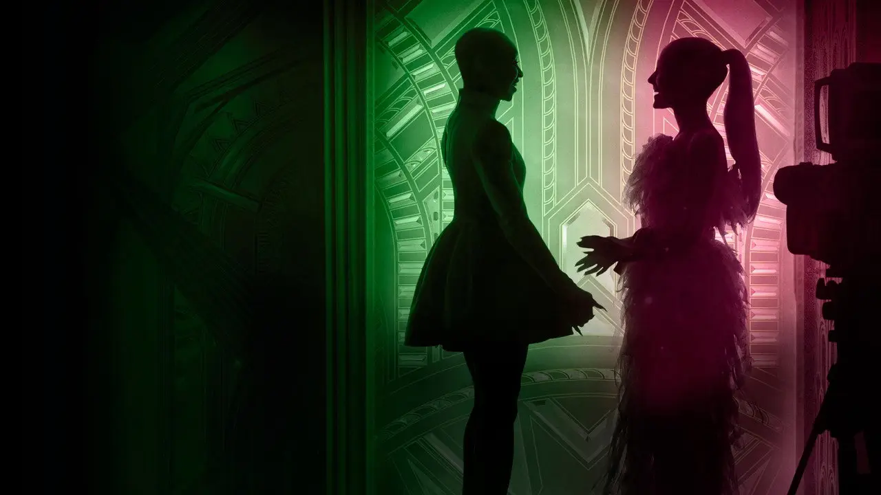 Кадр з фільму «Наперекір труднощам: Підіймаємо завісу над «Wicked: Чародійкою»»