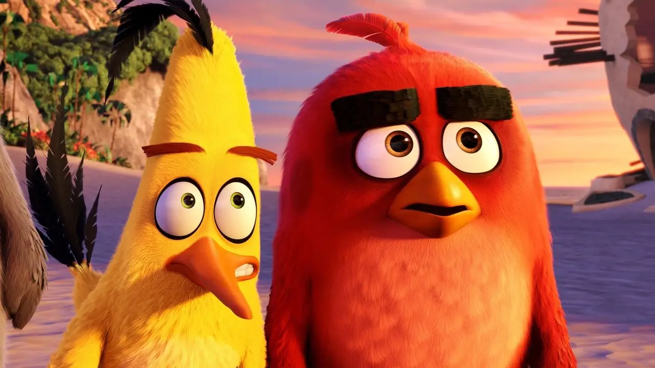 Кадр з фільму «Angry Birds у кіно»