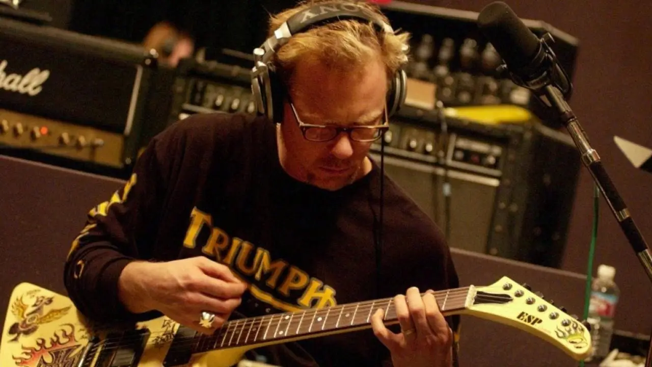 Кадр з фільму «Metallica: Подібні чудовиську»
