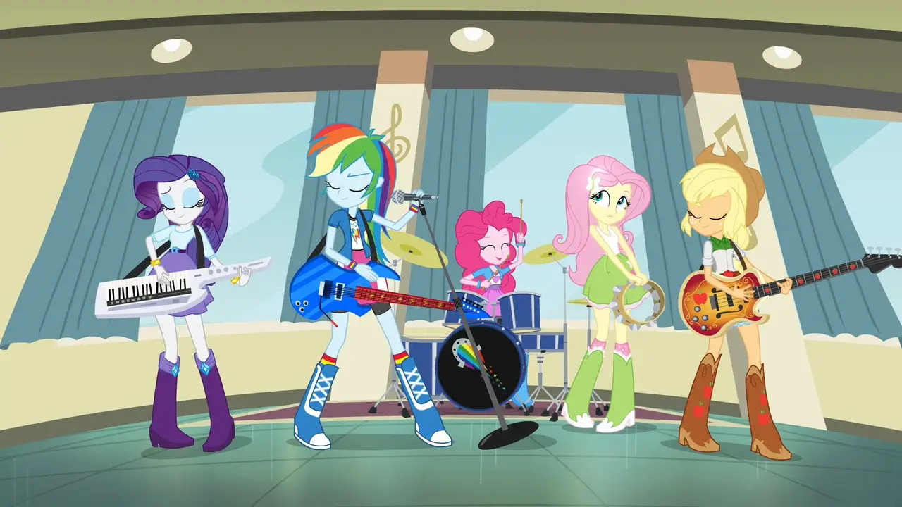 Кадр з фільму «My Little Pony: Еквестрійські дівчата - Райдужний рок»