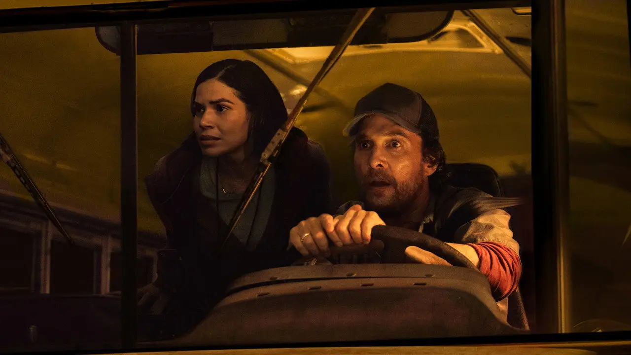 Кадр з фільму «Автобус у вогні »