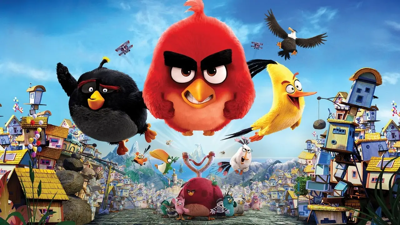 Кадр з фільму «Angry Birds у кіно»