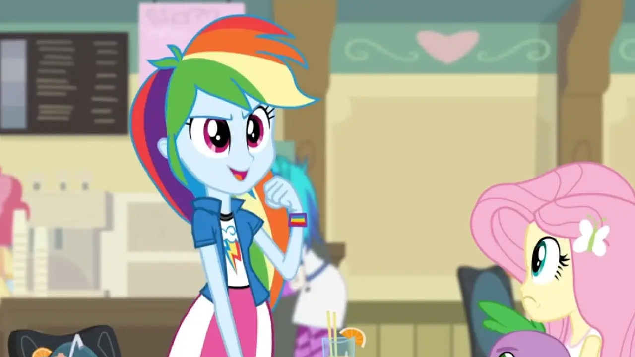 Кадр з фільму «My Little Pony: Еквестрійські дівчата - Райдужний рок»