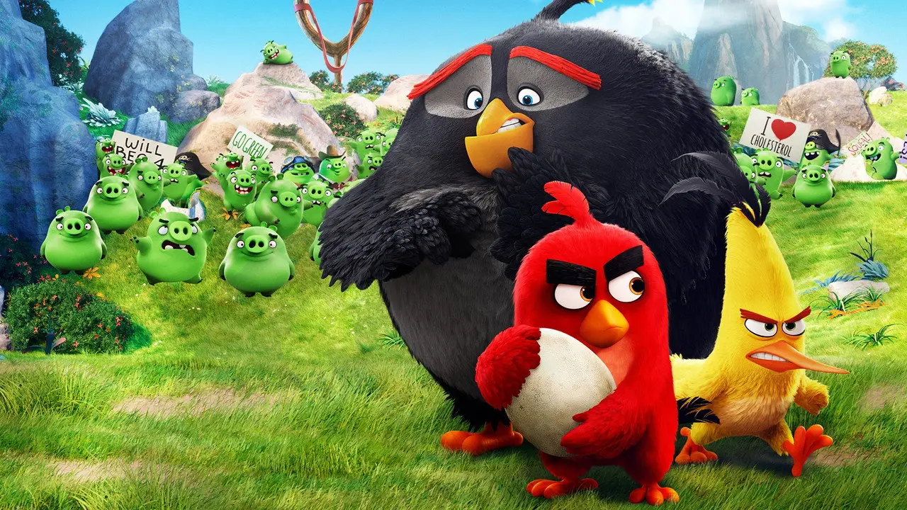 Кадр з фільму «Angry Birds у кіно»