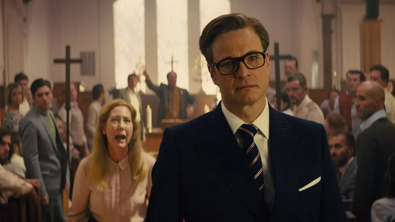 Кадр з фільму «Kingsman: Таємна служба»