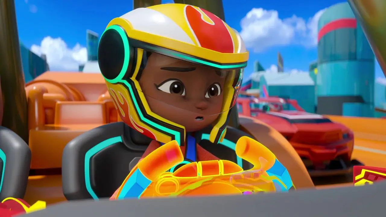 «Hot Wheels: Газуй!» — кадр з 2 серії 3 сезону