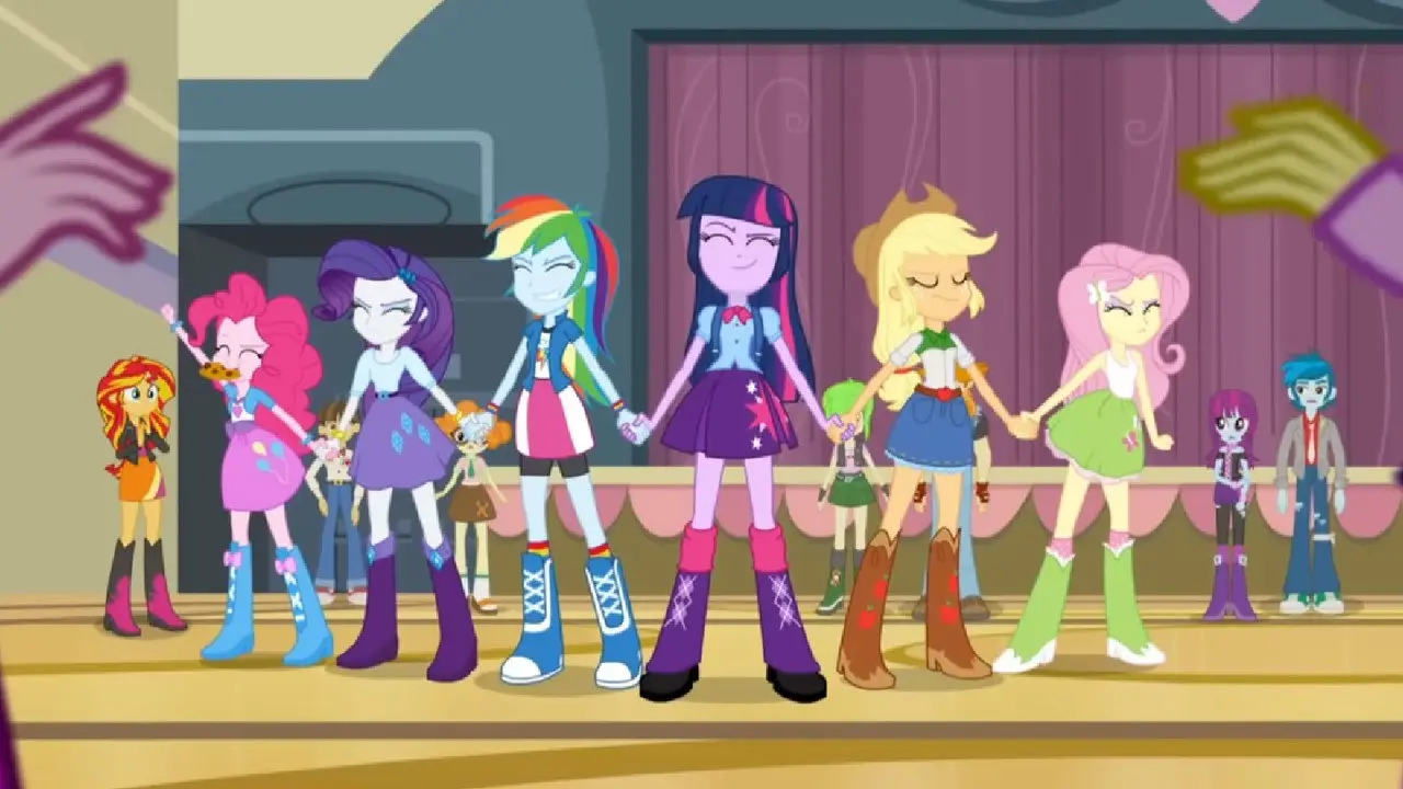Кадр з фільму «My Little Pony: Еквестрійські дівчата - Райдужний рок»