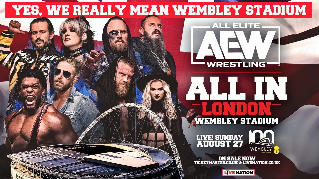 Кадр з фільму «AEW All In London 2023»