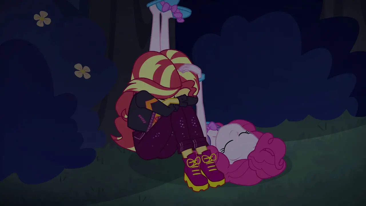Кадр з фільму «My Little Pony: Дівчата з Еквестрії - Перепустка за лаштунки для Сансет»