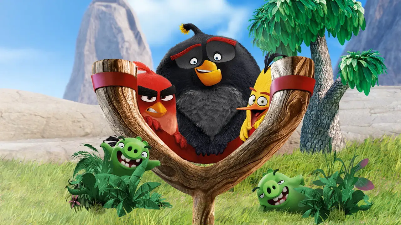 Кадр з фільму «Angry Birds у кіно»
